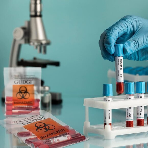 New Halloween Biohazard Specimen Bags 6" X 9" (50 Pack) - Picture 7 of 8